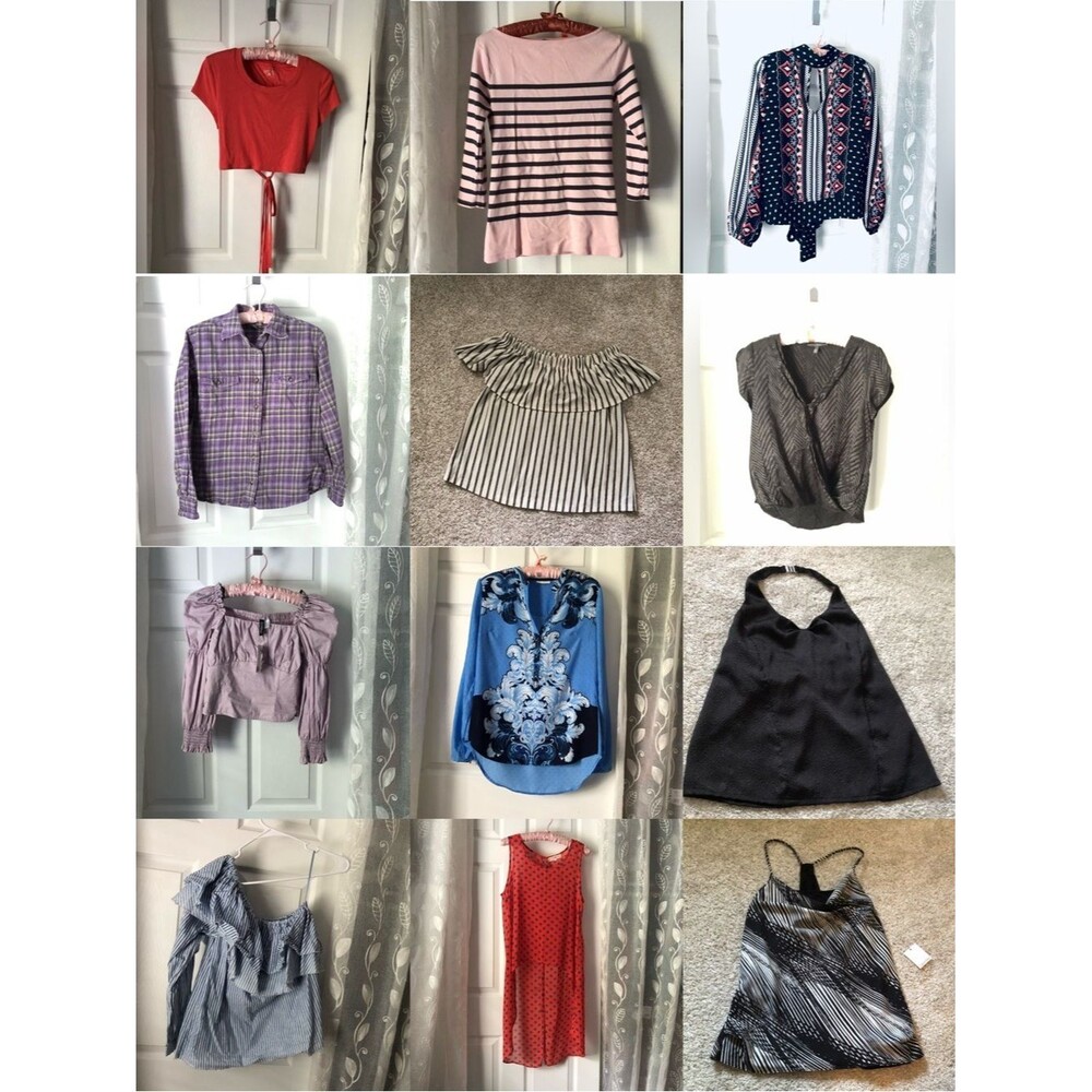 12 pieces bundle lot Various brands women size XS-S top blouse